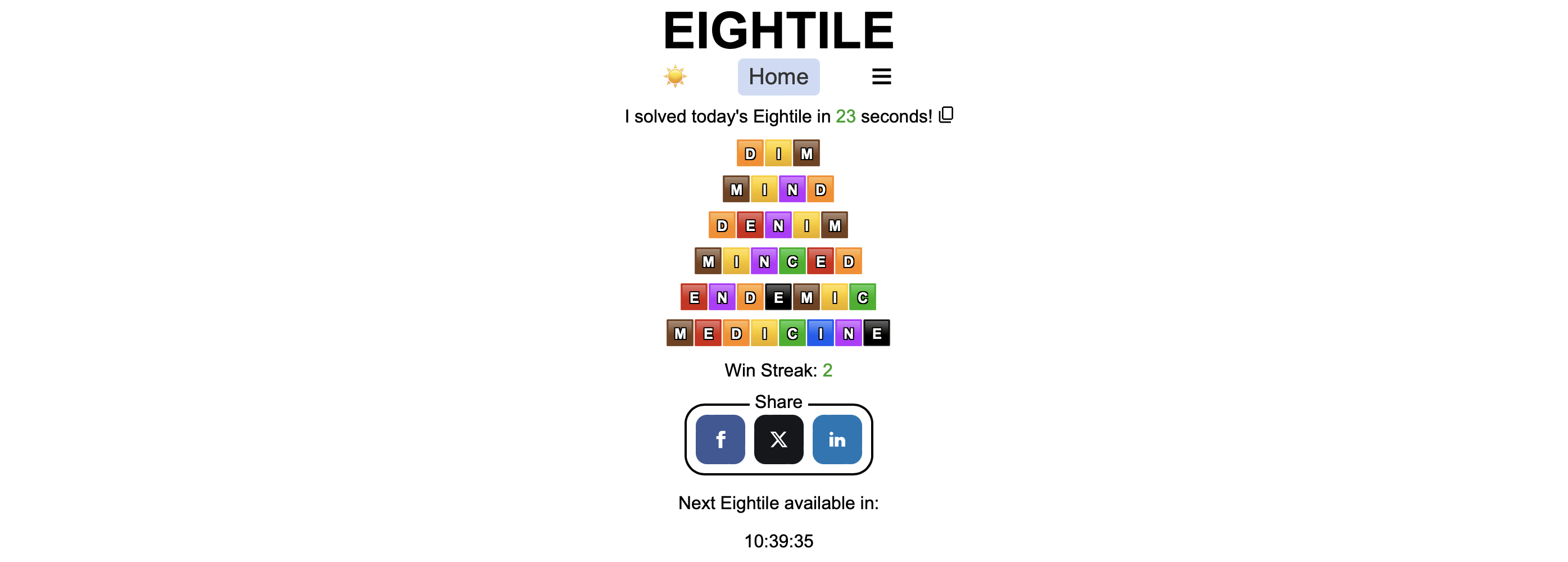Eightile